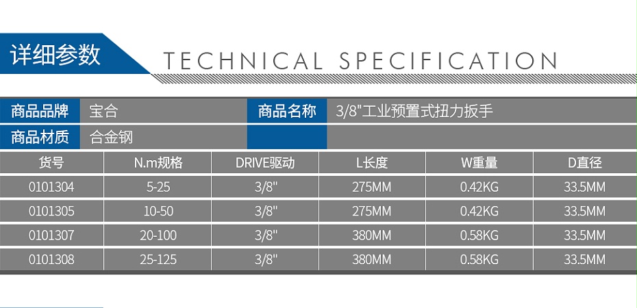 寶合10mm工業預制式扭力扳手_02