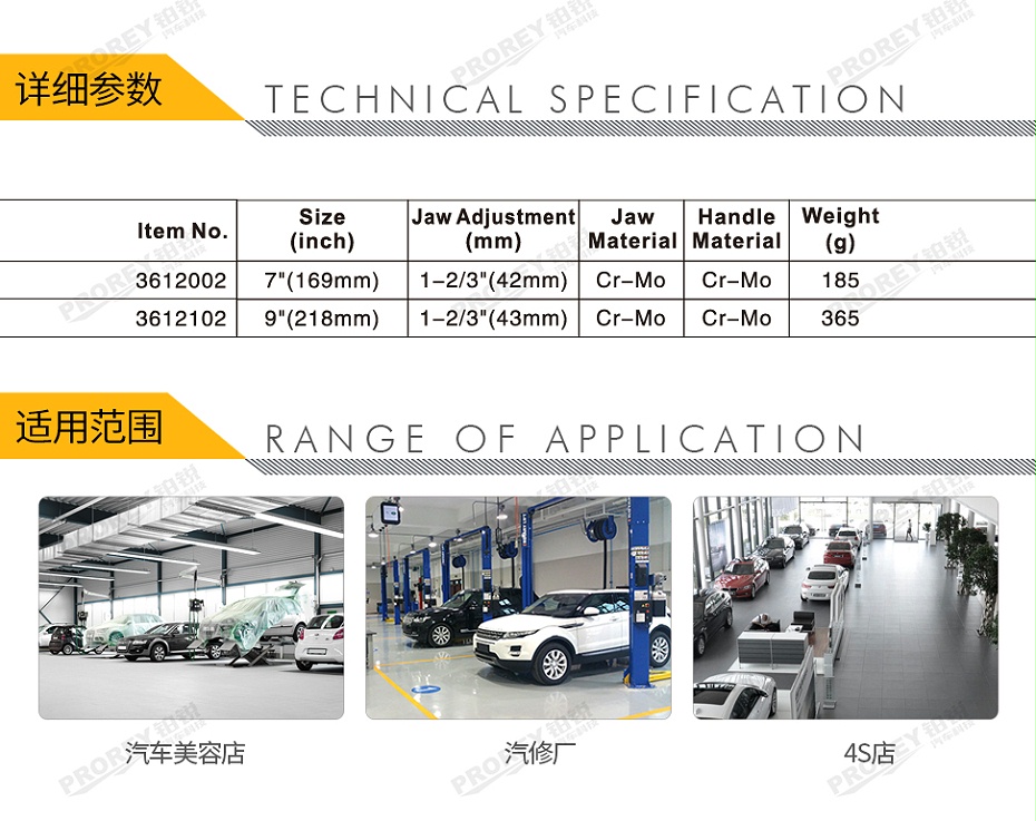 GW-130036578-飛鷹 3612002 7英寸 尖嘴大力鉗 工業級 Cr-Mo-2